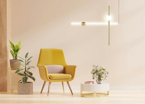 MOOSEE lampa wisząca LIBRA 90 IN biała / złota