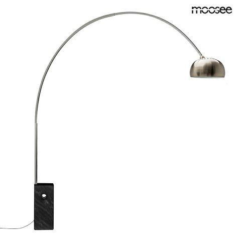 MOOSEE lampa podłogowa MARMO czarna