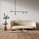 Light Prestige Lampa wisząca Arizona czarno - złota 4xGU10