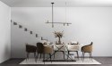 Light Prestige Lampa wisząca Arizona czarno - złota 4xGU10
