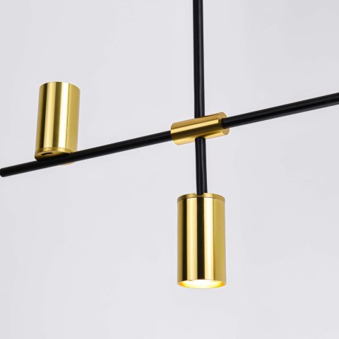 Light Prestige Lampa wisząca Arizona czarno - złota 4xGU10