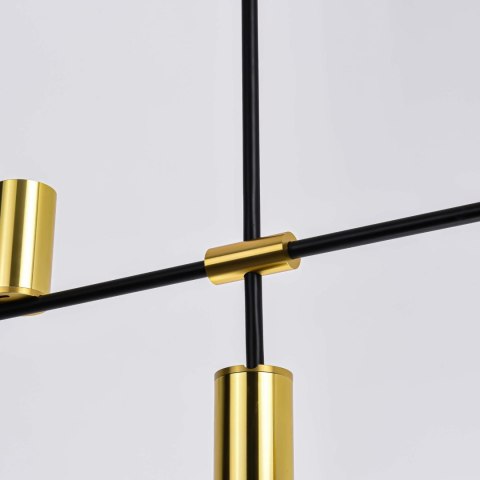 Light Prestige Lampa wisząca Arizona czarno - złota 4xGU10