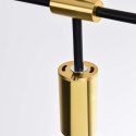 Light Prestige Lampa wisząca Arizona czarno - złota 4xGU10