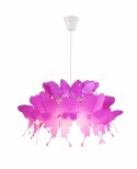 Light Prestige Lampa wisząca Farfalla ciemny róż 1xE27