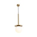 Light Prestige Lampa wisząca Roma 1 złota 1xE14