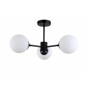 Light Prestige Lampa wisząca Roma 3 czarna 3xE14
