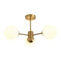 Light Prestige Lampa wisząca Roma 3 złota 3xE14