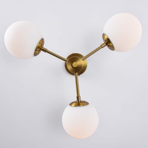 Light Prestige Lampa wisząca Roma 3 złota 3xE14