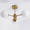 Light Prestige Lampa wisząca Roma 3 złota 3xE14