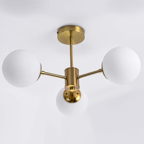 Light Prestige Lampa wisząca Roma 3 złota 3xE14