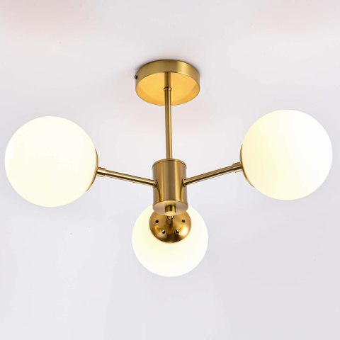 Light Prestige Lampa wisząca Roma 3 złota 3xE14