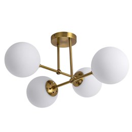 Light Prestige Lampa wisząca Roma 4 złota 4xE14