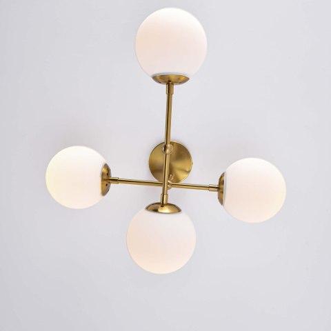Light Prestige Lampa wisząca Roma 4 złota 4xE14