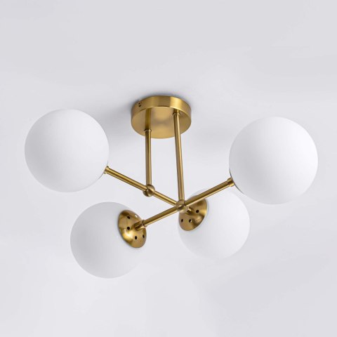 Light Prestige Lampa wisząca Roma 4 złota 4xE14