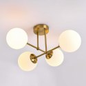 Light Prestige Lampa wisząca Roma 4 złota 4xE14