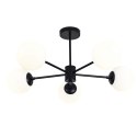 Light Prestige Lampa wisząca Roma 5 czarna 5xE14