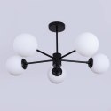 Light Prestige Lampa wisząca Roma 5 czarna 5xE14