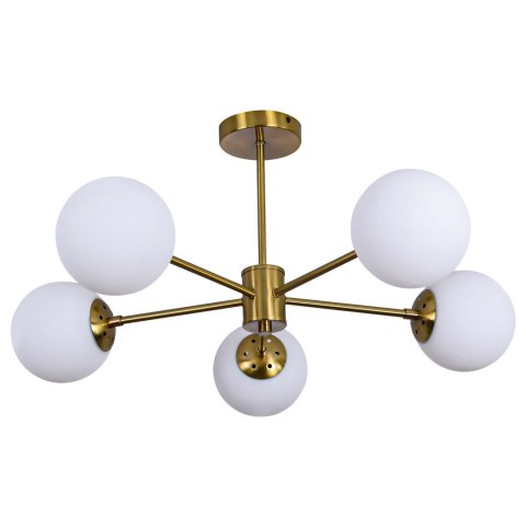 Light Prestige Lampa wisząca Roma 5 złota 5xE14