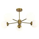 Light Prestige Lampa wisząca Roma 5 złota 5xE14