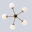 Light Prestige Lampa wisząca Roma 5 złota 5xE14