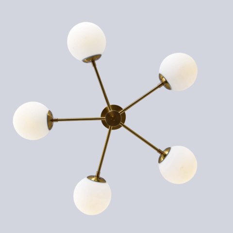 Light Prestige Lampa wisząca Roma 5 złota 5xE14