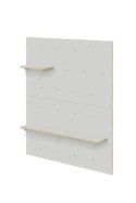 MODUŁOWA TABLICA PEGBOARD POZIOMA SZARA