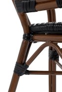 Krzesło ogrodowe CAFE PARIS ARM brązowe rattan