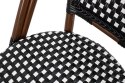 Krzesło ogrodowe CAFE PARIS ARM brązowe rattan