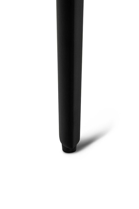 Stół SLIM 140x80 biały, czarny - ceramiczny marmur, aluminium