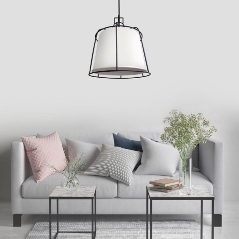 Light Prestige Lampa wisząca Dritto biała 1xE27