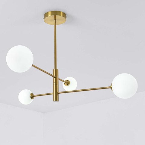 Light Prestige Lampa wisząca Dorado złota 4xG9