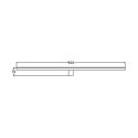 Light Prestige Kinkiet Nevada 90 cm biały IP44 LED 4000K