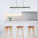 Light Prestige Lampa wisząca Snow 6 złoto - czarna 6xGU10