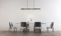 Light Prestige Lampa wisząca Snow 6 złoto - czarna 6xGU10