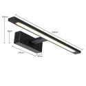 Light Prestige Kinkiet Isla czarny 41cm IP44 LED CCT