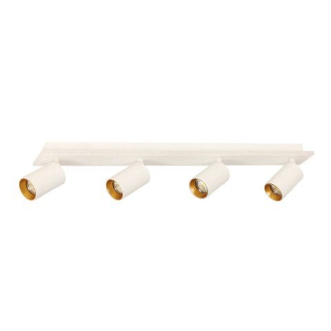 Light Prestige Zestaw reflektorów plafon Parma biały 4xGU10 plus LED