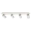 Light Prestige Zestaw reflektorów plafon Parma biały 4xGU10 plus LED