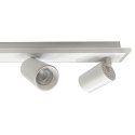 Light Prestige Zestaw reflektorów plafon Parma biały 4xGU10 plus LED
