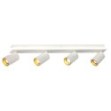 Light Prestige Zestaw reflektorów plafon Parma biały 4xGU10 plus LED