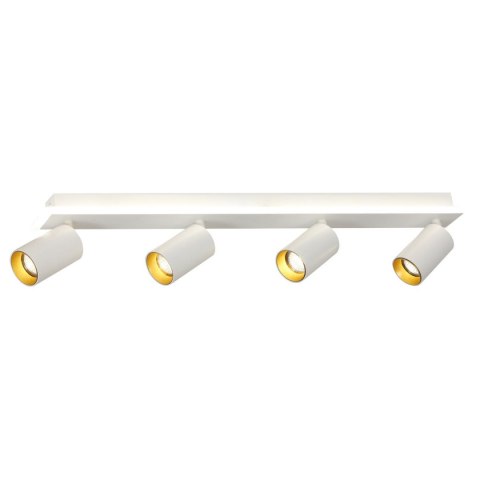 Light Prestige Zestaw reflektorów plafon Parma biały 4xGU10 plus LED