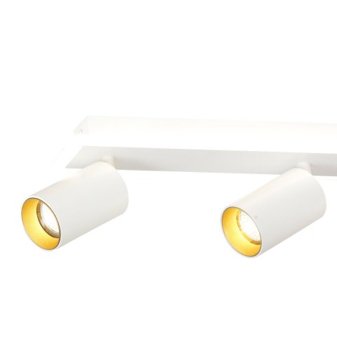 Light Prestige Zestaw reflektorów plafon Parma biały 4xGU10 plus LED