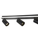 Light Prestige Zestaw reflektorów plafon Parma czarny 4xGU10 plus LED