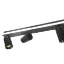 Light Prestige Zestaw reflektorów plafon Parma czarny 4xGU10 plus LED