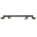Light Prestige Perugia 4 plafon czarny