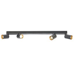Light Prestige Perugia 4 plafon czarny