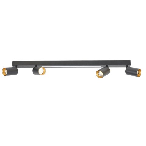 Light Prestige Perugia 4 plafon czarny