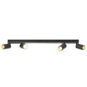 Light Prestige Perugia 4 plafon czarny