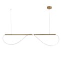 Light Prestige Lampa wisząca Meleca M złota LED CCT