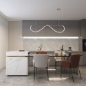 Light Prestige Lampa wisząca Meleca M złota LED CCT