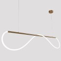 Light Prestige Lampa wisząca Meleca M złota LED CCT